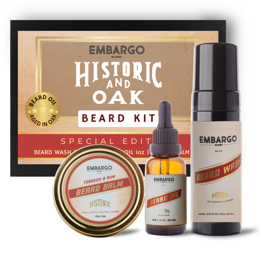 Historic & Oak | Beard Kit | Embargo Blend