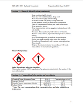 Load image into Gallery viewer, MSDS SHEETS for Barbicide Disinfectant Concentrate Liquid