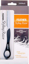 Load image into Gallery viewer, Jatai Feather Styling Razor in Black
