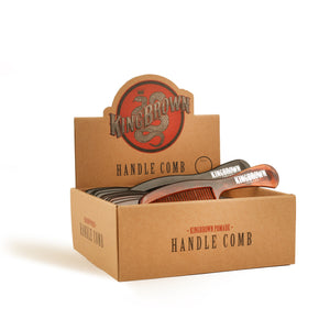 King Brown Pomade | Handle Comb in Black