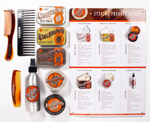 King Brown Pomade | Tin Styling Product Guide